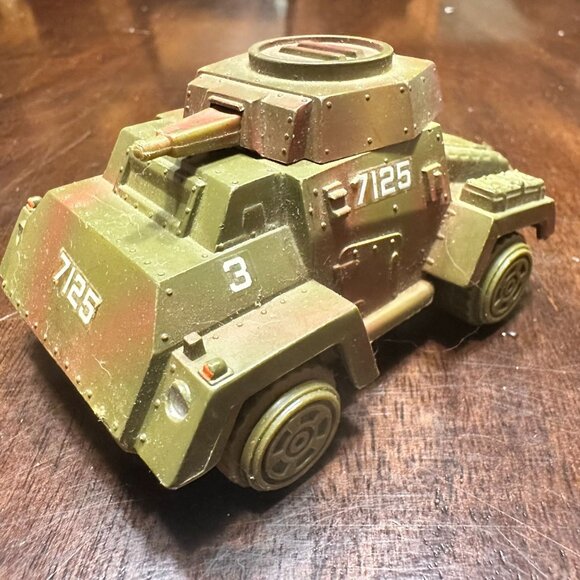 Vintage Ideal 1974 Camo Mighty Mo Military Tank #7125 - Picture 1 of 7
